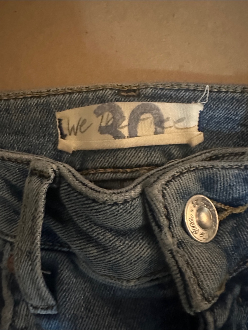 We The Free Faded Light-Blue High-Rise Skinny Jeans - Picture 2 of 2